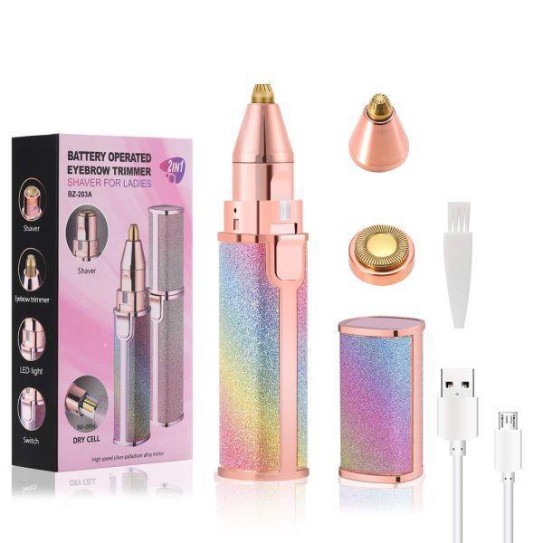 Rechargeable Women Eyebrows Hair Trimmer